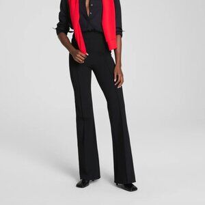 SPANX Black high rise Ponte Flare Pant pants stretch S Small